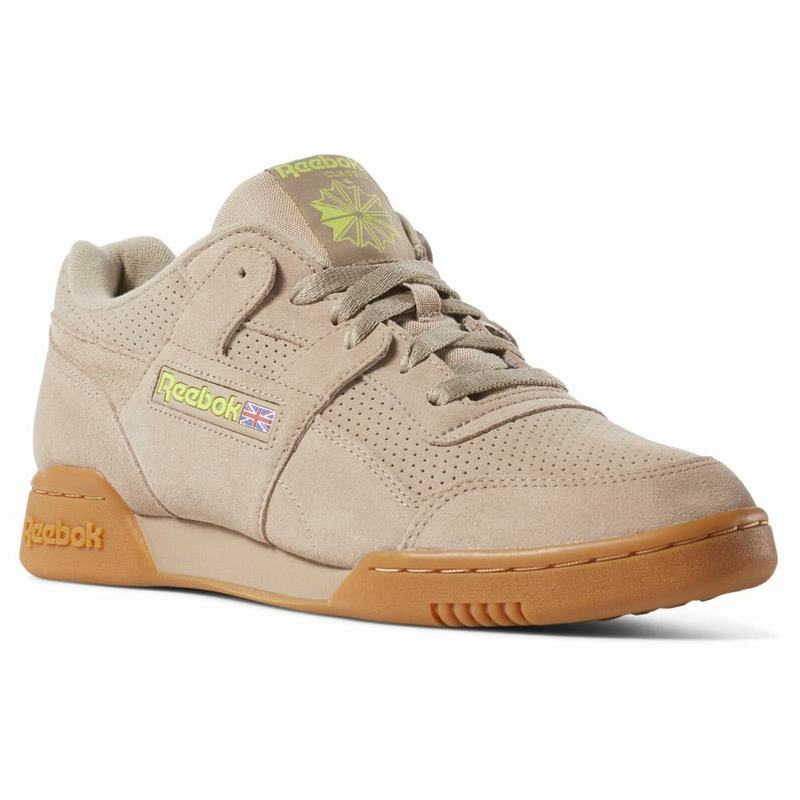 Reebok Workout Plus Mu Tenisky Panske - Béžové OQ5373ME